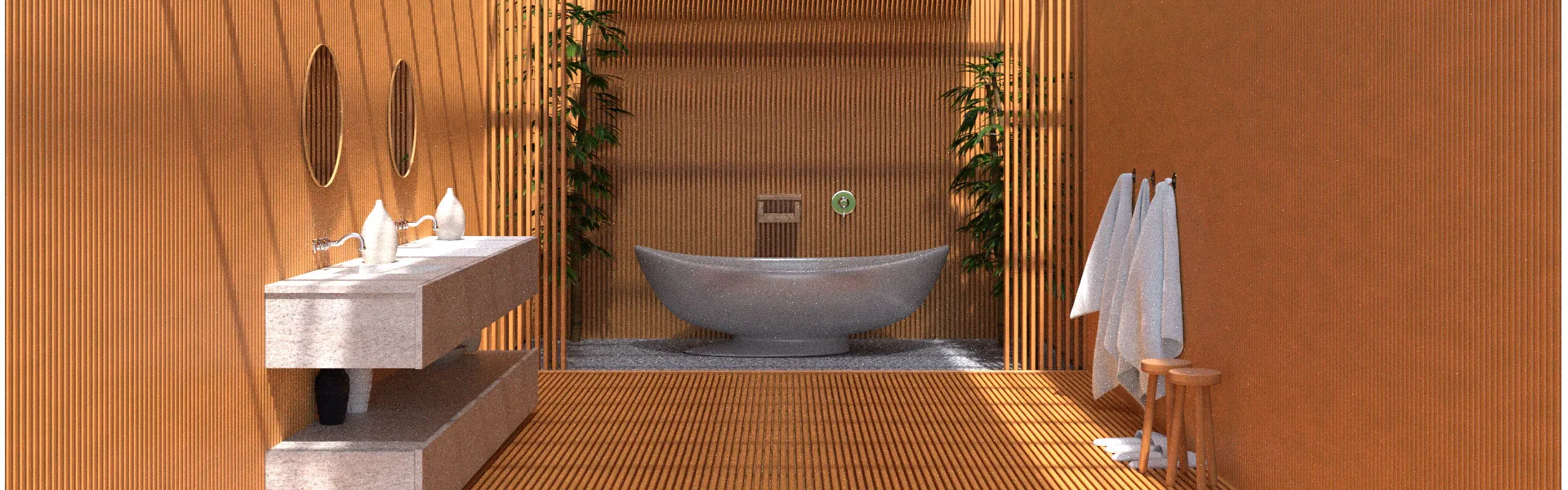 Дизайн ванной комнаты с пластиковыми панелями
