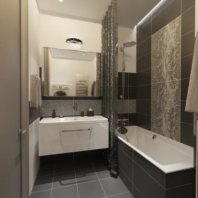Дизайн ванной комнаты в обычной квартире - 74 фото