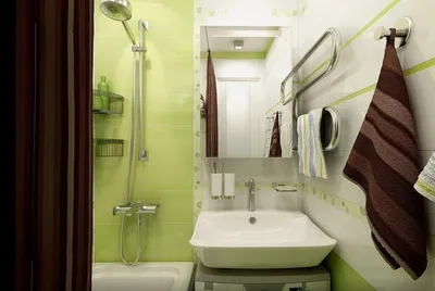 Интерьер маленькой ванной комнаты в хрущевке - 72 фото