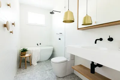 Дизайн небольшой ванной комнаты | 13 фото идей