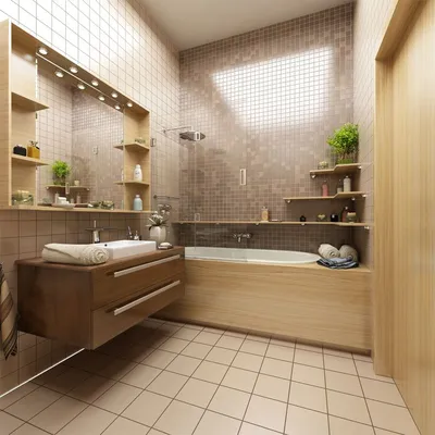 ванная комната (расположение мебели, сантехники) Особо заинтересовали полочки  над ванной!!! | Переделка маленькой ванной, Дизайн ванной, Дом