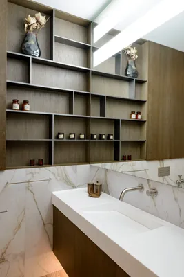 Полки в ванной – фото, идеи дизайна, примеры интерьеров и экстерьеров |  Houzz Россия