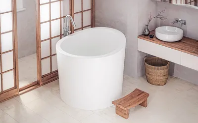 Круглая ванна в интерьере: фото, идеи, модели