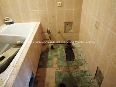 Качественный ремонт ванной комнаты: пол, стены, потолок