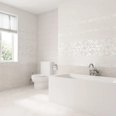 Плитка для ванной светло-серого цвета 418x418(42x42см) листья - купить  керамическую плитку Уралкерамика для ванной - uralkeramik.ru