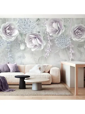 Фотообои 3D на стену флизелиновые 300х250 / Обои в гостиную, спальню, зал,  кухню / цветы Design Studio 3D 12488359 купить в интернет-магазине  Wildberries