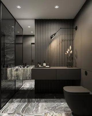 3д панели для стен в интерьере — 60 фото и идеи применения в разных  комнатах, ТрендоДом | Bathroom interior design, Bathroom design, Modern  baths