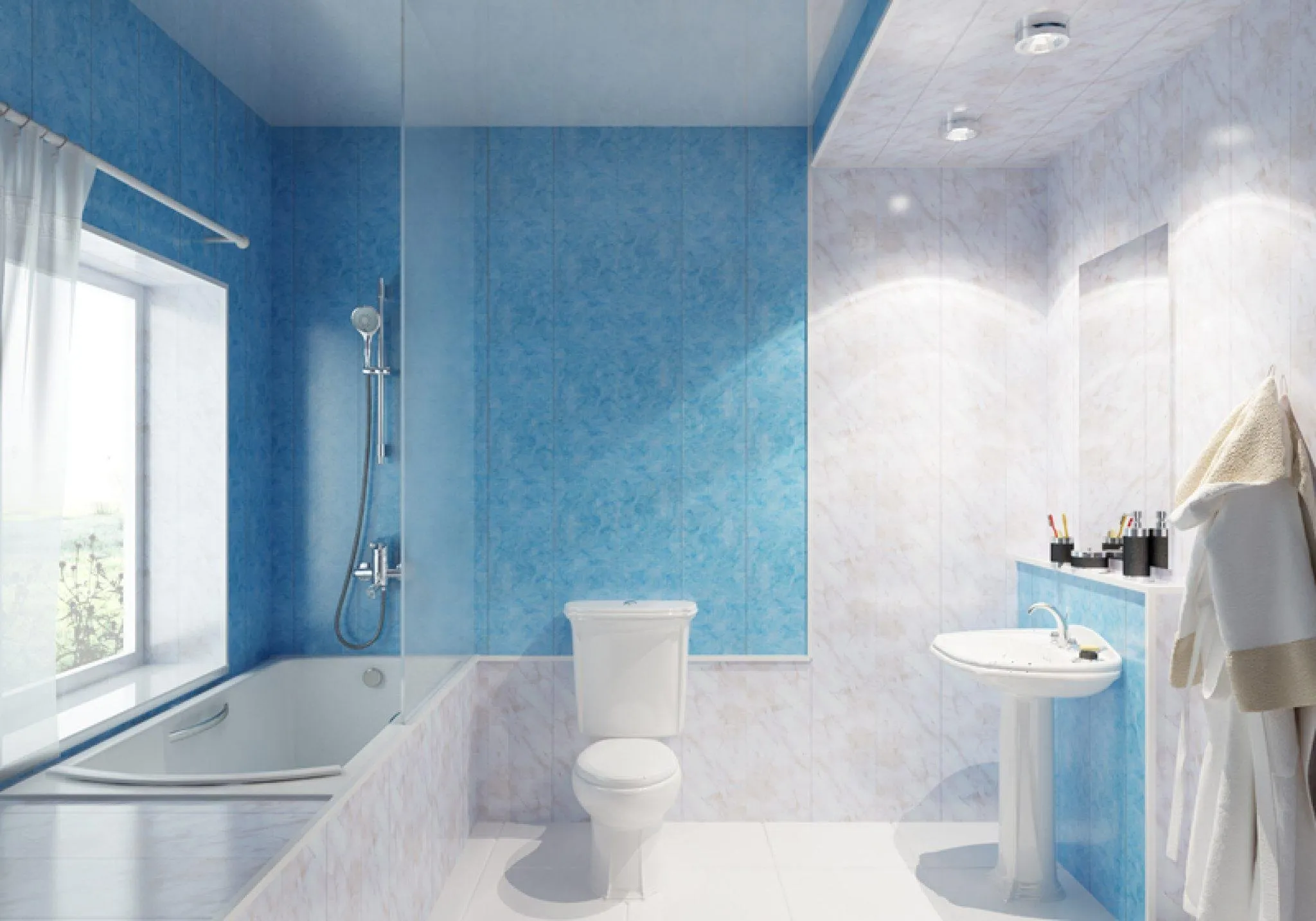 Чем можно обшить ванную. Отделка ванной пластиковыми панелями. Ванная комната отделанная панелями. Отделка стен в ванной комнате ПВХ панелями. Отделка ванны пластиковыми панелями.
