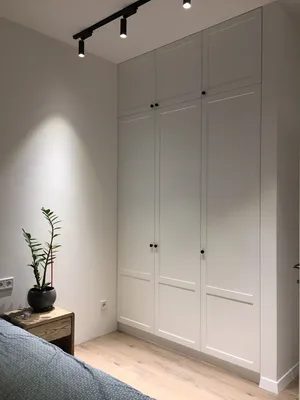 Белый встроенный шкаф в стиле современная классика по выгодным ценам от  «Алька Мебель» - 1183175740