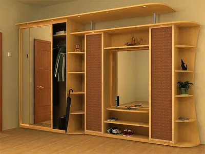 Шкаф в узкий коридор, особенности оформления небольшого пространства