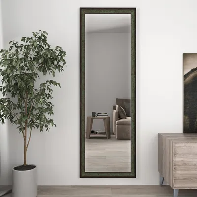 Зеркало в полный рост на стену 180х60 Зеленое Black Mirror для прихожей  коридора спальни коридора ванной, цена 2799 грн — Prom.ua (ID#1454827425)