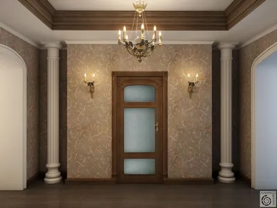 Дизайн интерьера прихожей, коридора и холла от дизайн-студии Линия 8