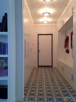 Еще один белый коридор, отделка коридора, цементная плитка на полу,  марокканская плитка, ремонт коридора своими р… | Белый коридор, Дизайн  коридора, Дизайн прихожей