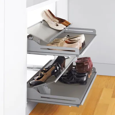 Полки для обуви в шкаф купе: сетчатые, выдвижные, откидные