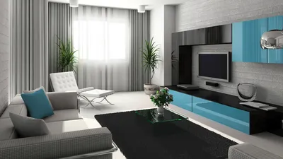 Черно белый интерьер гостиной фото — Портал о строительстве, ремонте и  дизайне