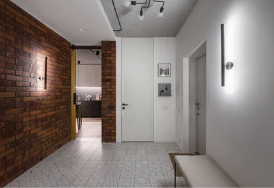 Идеи дизайна, фото – Дизайн прихожей – URBAN LIGHT: квартира в стиле Лофт,  65 м2 | PORTES.UA – 2208