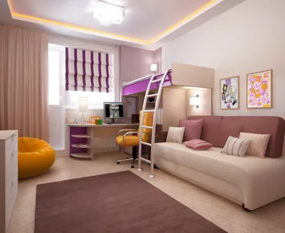 Планировка однокомнатной квартиры для семьи с ребенком - 74 фото