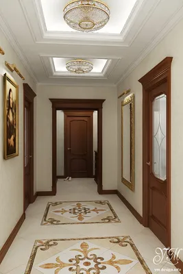 Дизайн прихожей и коридора в частном доме