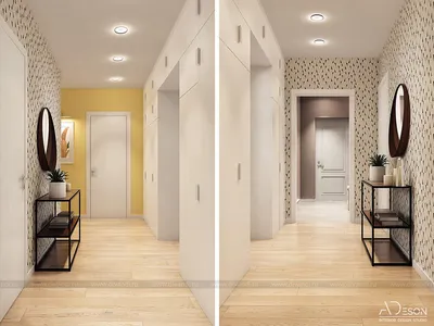 Дизайн маленькой прихожей в квартире (Студия дизайна интерьера ADeson) —  Диванди