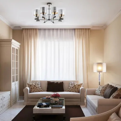 2023 ГОСТИНЫЕ фото классика в интерьере гостиной с двумя диванами,  Днепропетровск, AzovskiyPahomovaArchitects