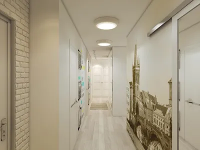 Обои для прихожей и коридора в квартире | какие выбрать обои для маленькой  прихожей | фото и видео примеры