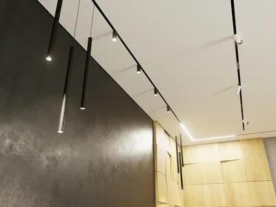Как выбирать освещение для комнаты с натяжным потолком - Установить  светильники или люстру?