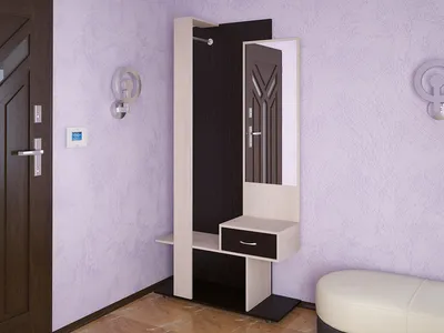 Купить Современная маленькая прихожая в коридор 98 см с зеркалом FLASHNIKA  Hi-tech - 2: в Украине. прихожие Flash Nika Мебель