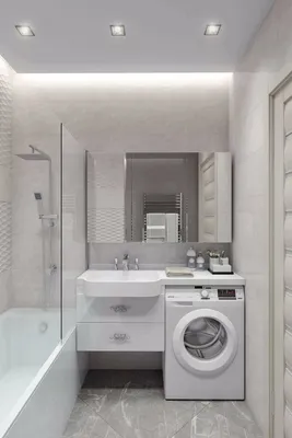 Дизайн маленькой ванной комнаты без унитаза - 60 фото