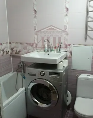 Дизайн ванных комнат в хрущевках со стиральной машиной (60 фото)