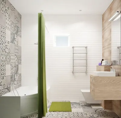 Совмещённый санузел с ванной 5 кв.м ➤ смотреть фото дизайна интерьера