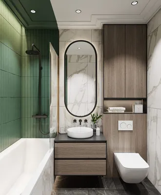 Дизайн ванной комнаты с туалетом 4 кв. м.: мебель, фото в интерьере