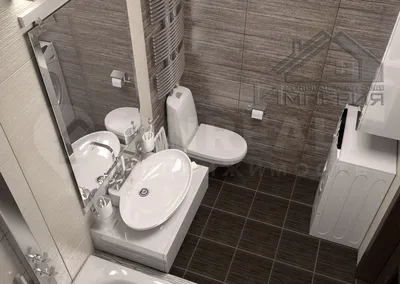 Объединение ванны и туалета - 68 фото