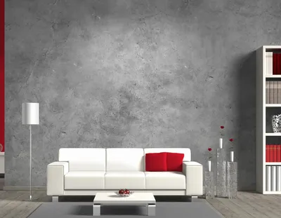 Штукатурка в интерьере квартиры: выбор материала для декоративной отделки  стен, фото