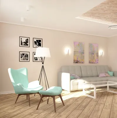 Современный интерьер двухкомнатной квартиры, спальня — Идеи ремонта