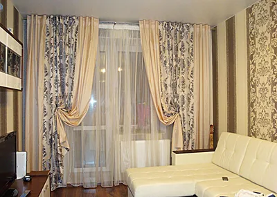 Шторы для гостиной - Пошив штор на заказ в Москве