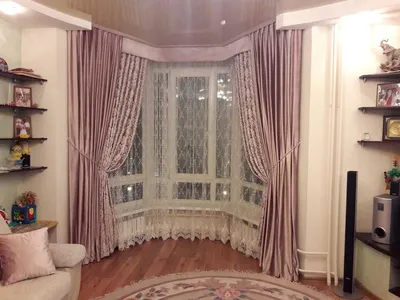 Заказать пошив штор в гостиную в Красноярске - Салон штор Вернисаж
