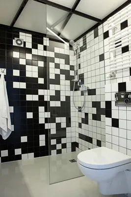 Дизайн ванной комнаты в черно-белых тонах: как оформить, чтобы получилось  стильно и не скучно
