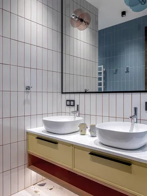 Вертикальная плитка в ванной комнате: 40+ примеров | myDecor