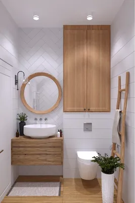 Дизайн ванной в Скандинавском стиле 570+ Фото и Идеи для ванной комнаты –  Интерьеры PORTES Киев