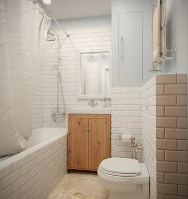 Дизайн ванной комнаты и санузла в скандинавском стиле - фото, интерьеры,  идеи для ремонта — Trimio