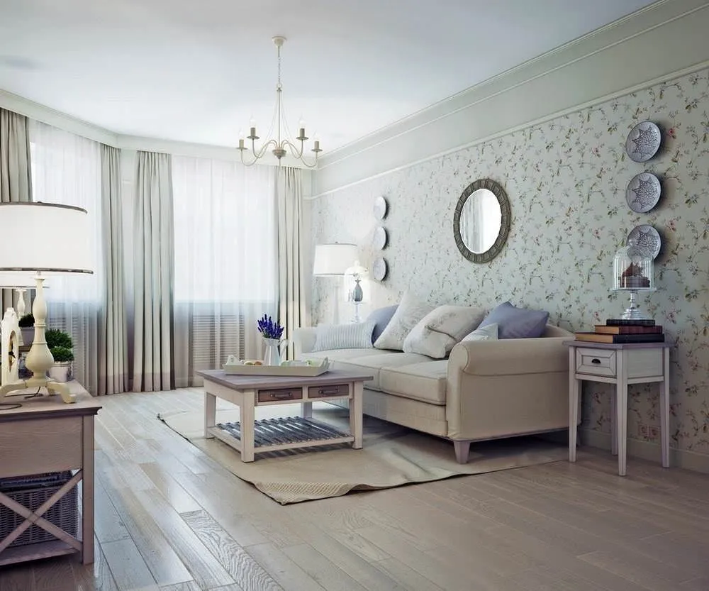 Мебель для гостиной в стиле прованс – изящество и элегантность