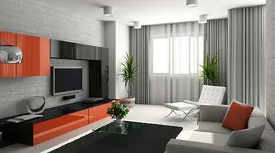 Гостиная в стиле модерн: дизайн интерьера современной гостиной (зала),  аксессуары и прочее + фото