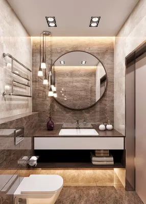 санузел, дизайн ванной, зеркало в ванной | Luxusbadezimmer, Modernes  badezimmerdesign, Wc-design