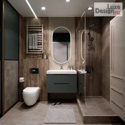 Дизайн интерьера ванной \"Ванная комната и санузел\" | Портал Люкс-Дизайн.RU