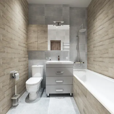 Интерьер совмещенной ванной комнаты с туалетом - 80 лучших фото!