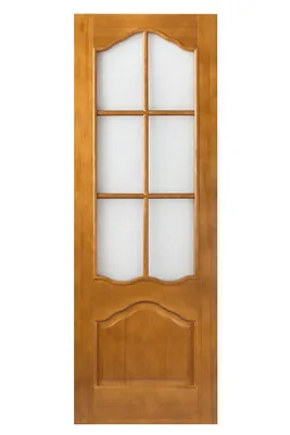 Двери межкомнатные деревянные со стеклом - 57 фото