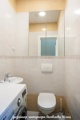 Реализованный интерьер ванны, керамическая плитка, мозаика — Идеи ремонта