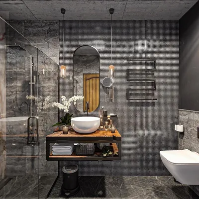 Дизайн ванной комнаты с туалетом: 6 готовых планировок и 90 фотопримеров -  Дом Mail.ru
