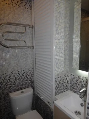 ремонт маленького санузла в частном доме Дмитровское шоссе - Ремонт ванной  комнаты