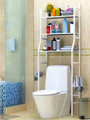 Стеллаж для ванной MTJ, 45х25х160 см, HQ Global - купить по выгодной цене в  интернет-магазине OZON